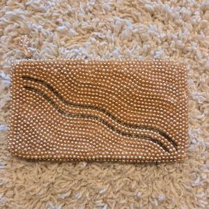 Vintage Pearl and Bead Handbag Clutch